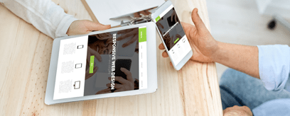 オリジナルデザインのホームページ